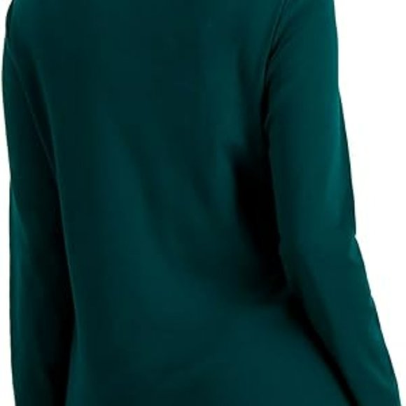 NWT Karen Scott Womens Spruce Night Holiday Kitty Candy Cane Top PETITE MEDIUM - Picture 3 of 10